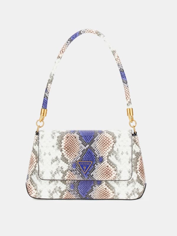 Torbica GUESS Python Print Shoulder Bag Modra | HWXB9499200, 0
