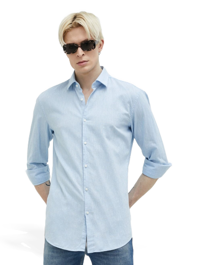 Srajce BOSS regular Turkizna | 50490119