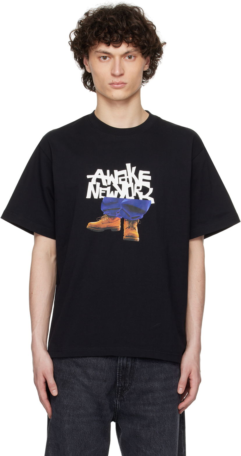 Majica Awake NY Awake NY Stomper Graphic T-Shirt Črna | AWK-SP25-TS009