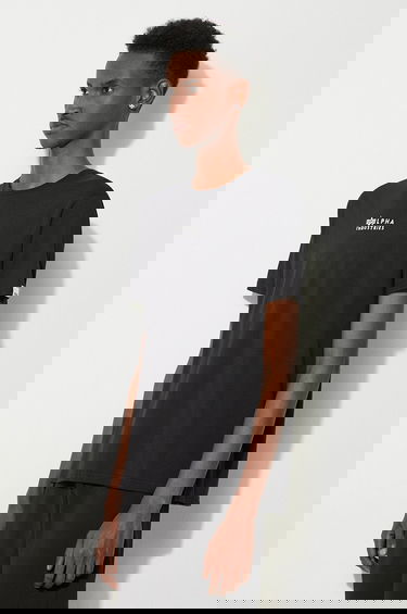 Majica Alpha Industries T-Shirt With Print Črna | 118529.649, 4