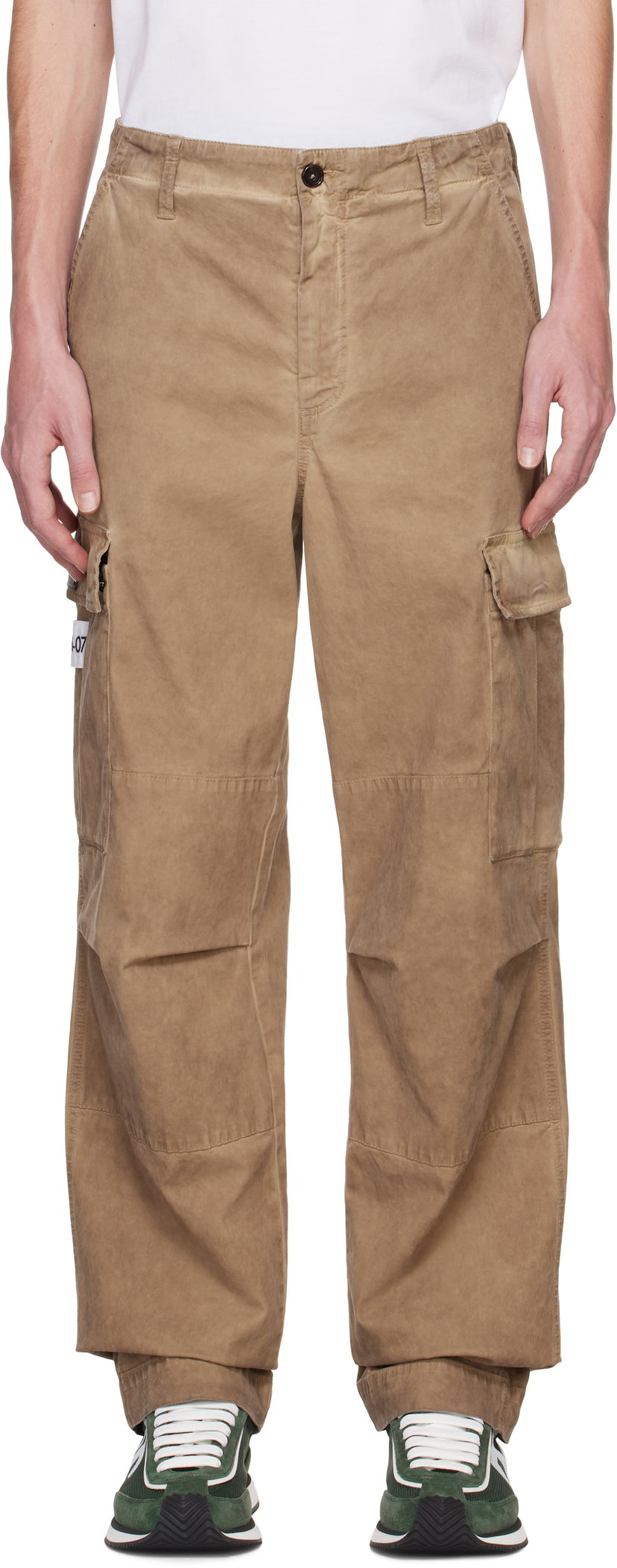 Cargo hlače Dolce & Gabbana Cargo Pants Bež | GP03LTG8LG8