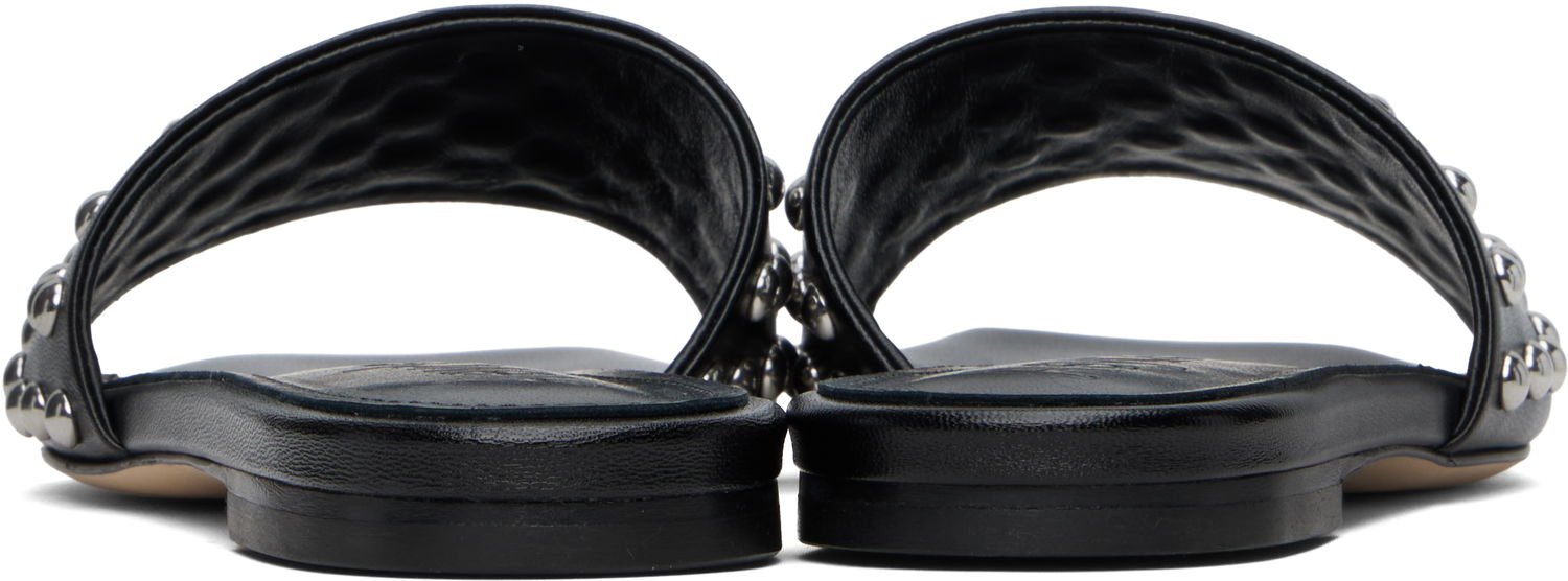 Modni dodatki Aeyde Aeyde Anna Studded Leather Sandals Črna | A11-FS-BRNS08FL185-SS25-800-007, 1