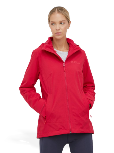 Vetrovka Jack Wolfskin Moonrise 3in1 Jacket Rdeča | 1115621