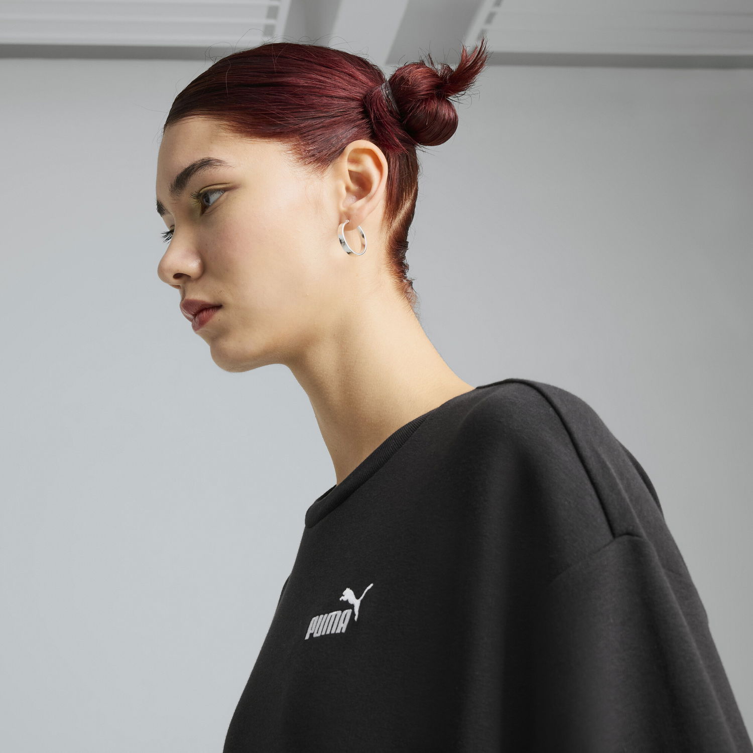 Pulover Puma Relaxed Fit Hoodie and Pants Set Črna | 685074_01, 1