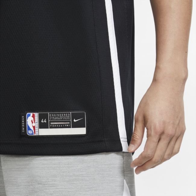 Dres Nike Kevin Durant Nets Icon Edition 2020 NBA Swingman Črna | CW3658-013, 1