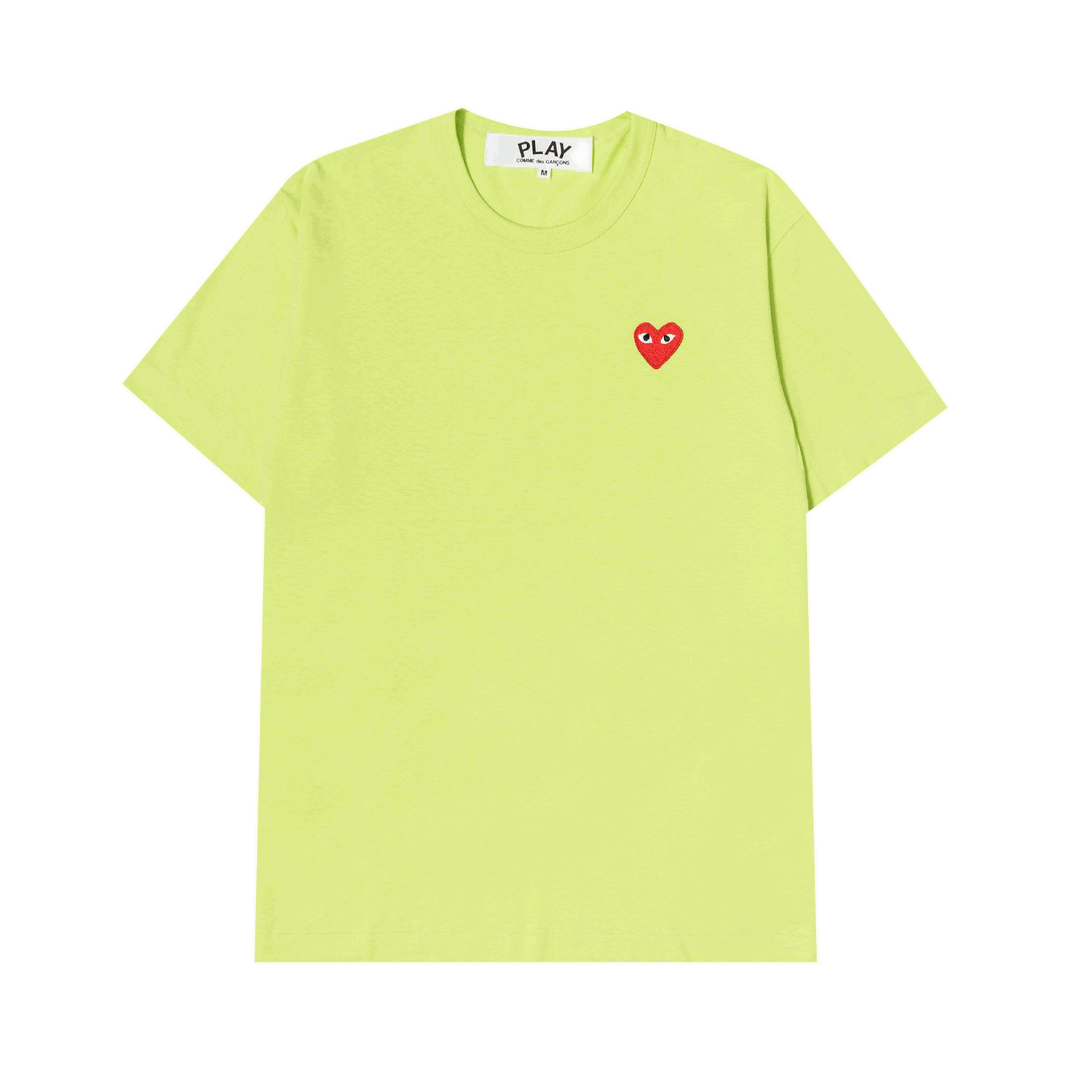 Majica Comme des Garçons PLAY Mini Heart Solid Tee Rumena | P1T2722, 0