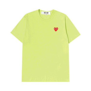 Majica Comme des Garçons PLAY Mini Heart Solid Tee Rumena | P1T2722, 0