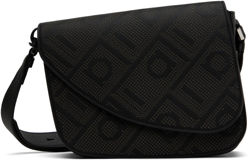 Torba za čez ramo FERRAGAMO Salvatore Ferragamo Fiamma Shoulder Bag Črna | 784126