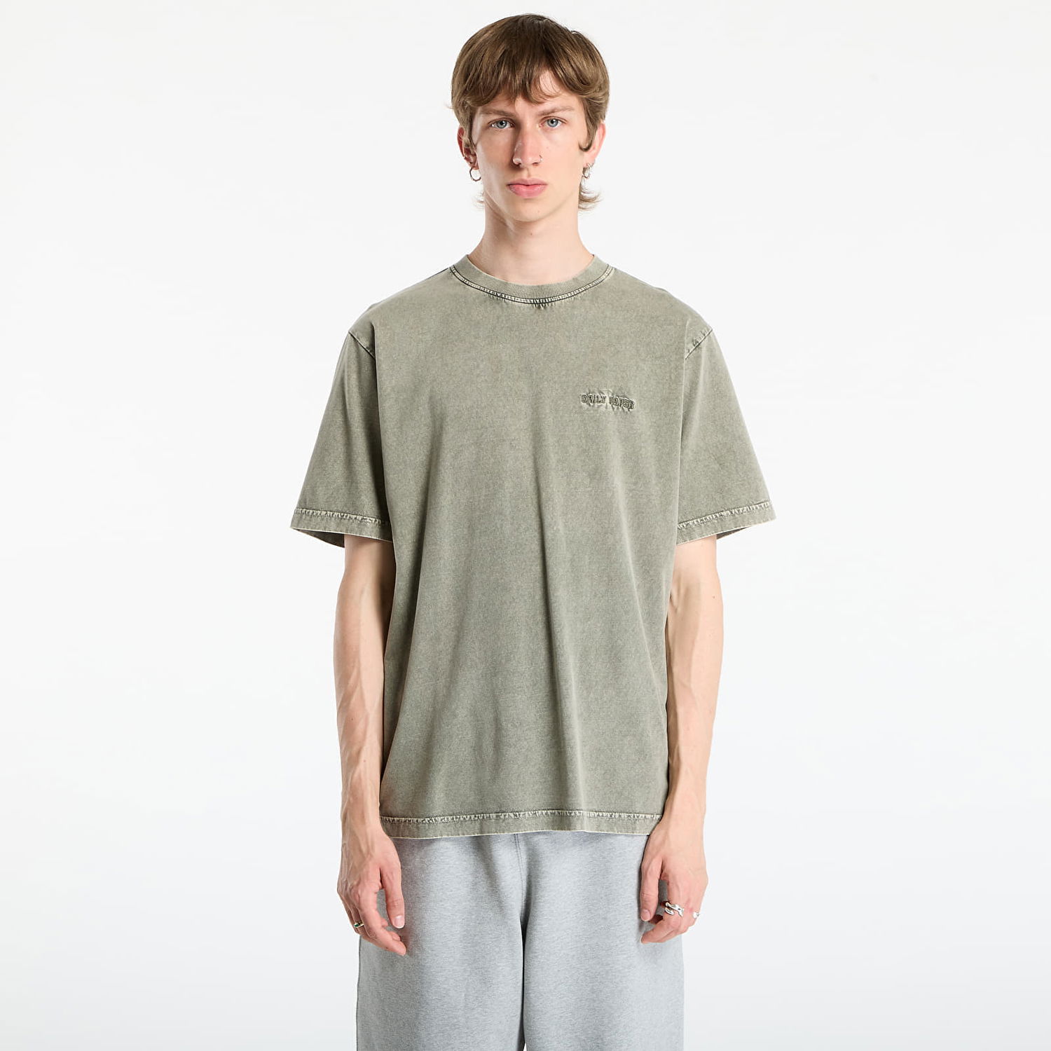 Majica DAILY PAPER Daily Paper Dias Washed Tee Zelena | 2522032, 0