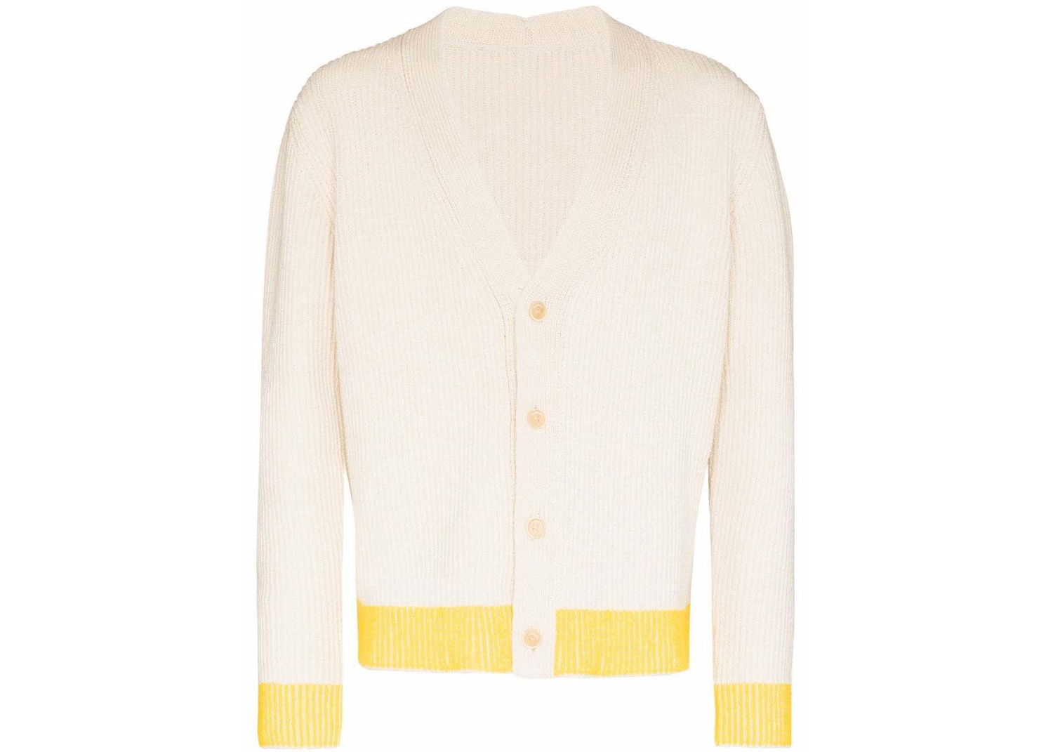 Pulover Jacquemus Le Cardigan Limone Bež | 225KN071-2068 150, 0