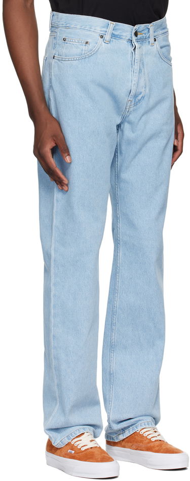 Kavbojke Carhartt WIP Nolan Straight-Leg Jeans Mornarica | I033006, 4