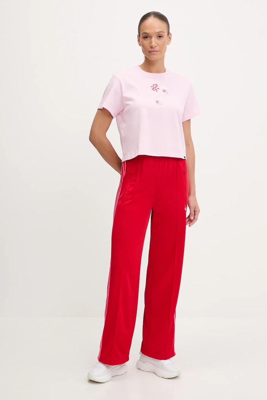 Trenirka adidas Performance Adicolor Classic Firebird Loose Track Pants Rdeča | JW1225, 1