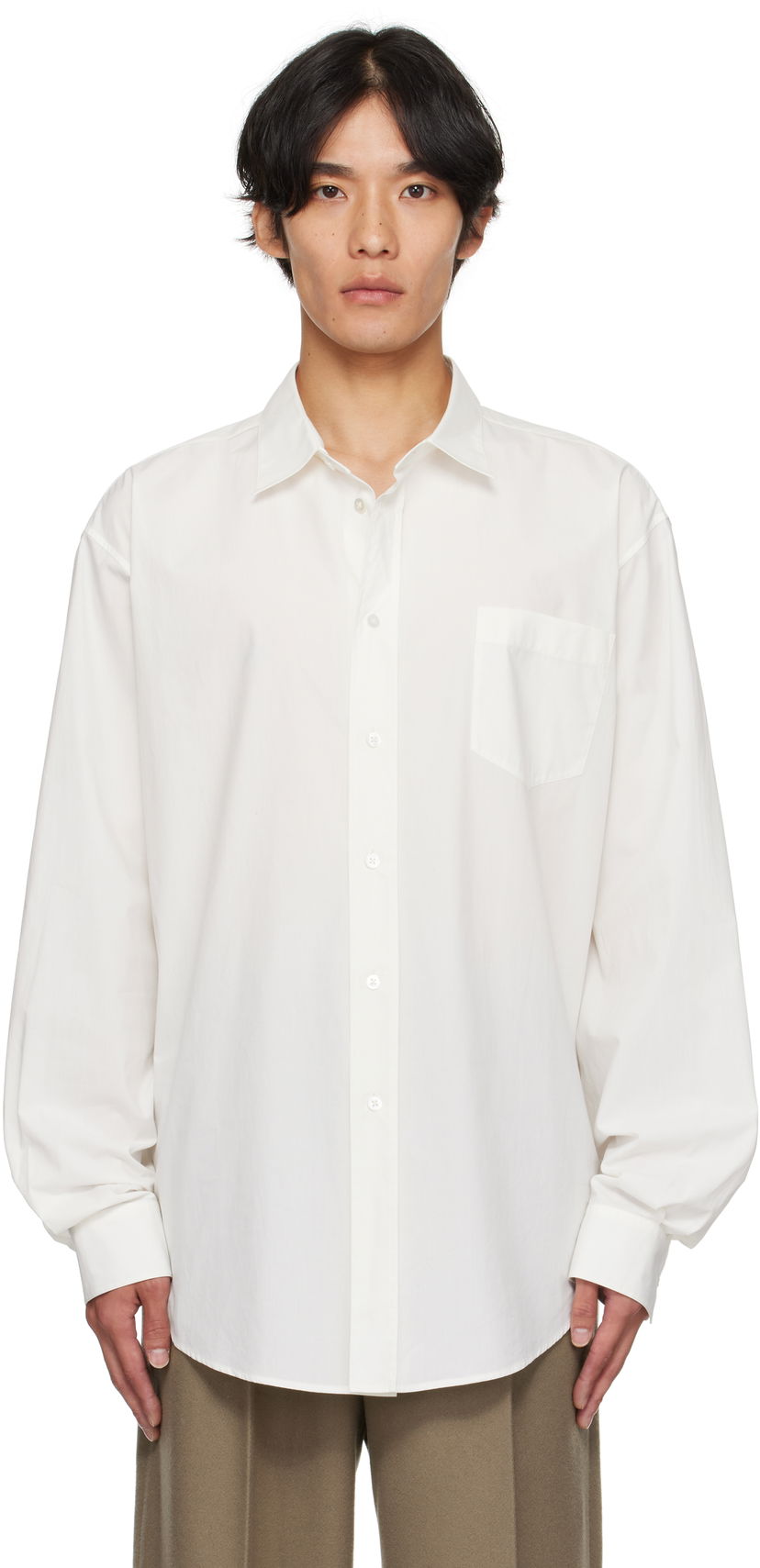 Srajce The Row The Row Thane Shirt Bela | 1131-W4075