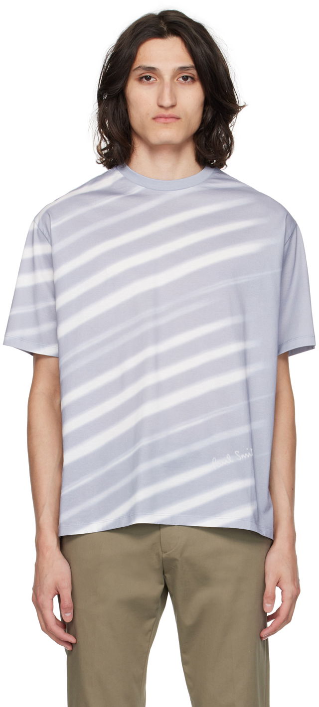 Majica Paul Smith Paul Smith Morning Light Stripe T-Shirt Siva | M1R-110Y-MP4287-40