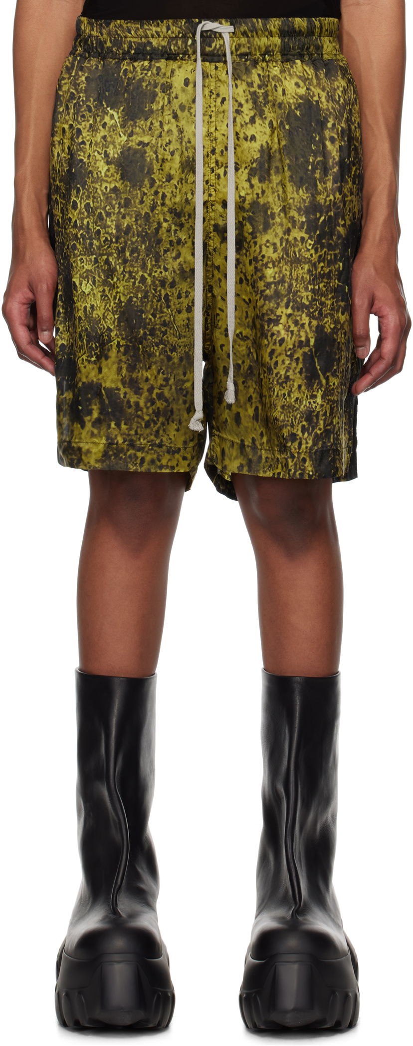 Kratke hlače Rick Owens Rick Owens Hollywood Boxers Shorts Zelena | RU01E5397 JP1