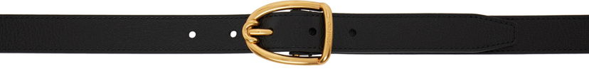Pasovi Tom Ford TOM FORD Angled Buckle Belt Črna | TB286-LCL311X