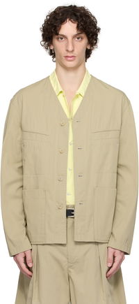 Lemaire Collarless Overshirt