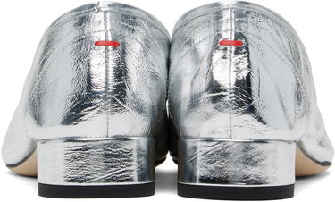 Oblačila Aeyde Aeyde Pippa Leather Ballerina Flats Kovinski | A11-FL-GLVR25RO126-SS25-920-068, 1