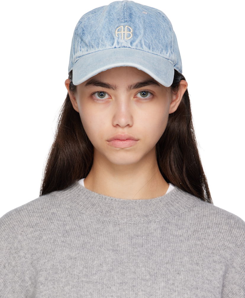 Kapa Anine Bing Anine Bing Jeremy Denim Baseball Cap Modra | A-12-11407-WHD24