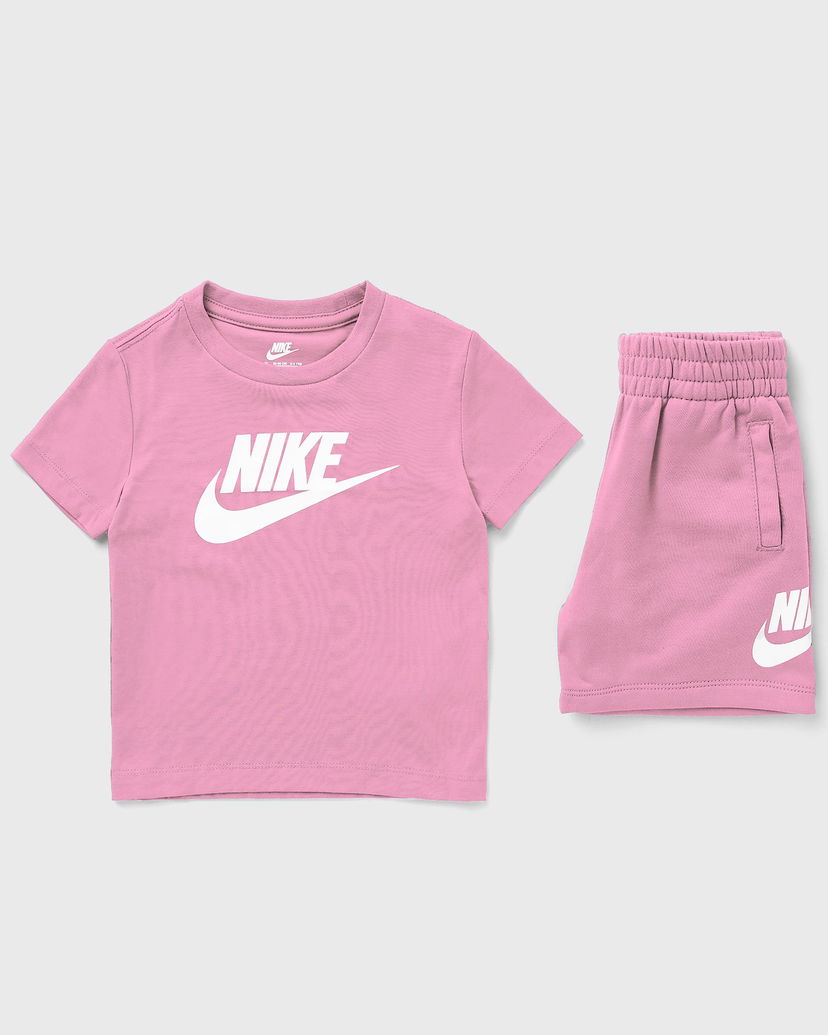 Trenirka Nike Toddler Girls' T-Shirt and Shorts Set Roza | 36L596-ACG