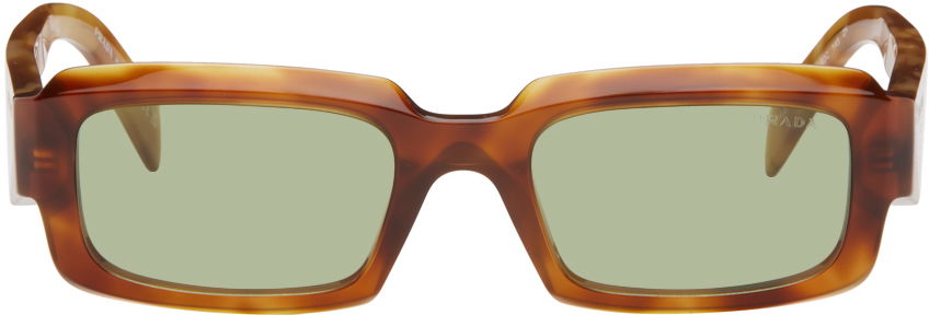 Sončna očala Prada Rectangular Tortoiseshell Sunglasses Rjava | 0PR 27ZS 8056262084274, 0