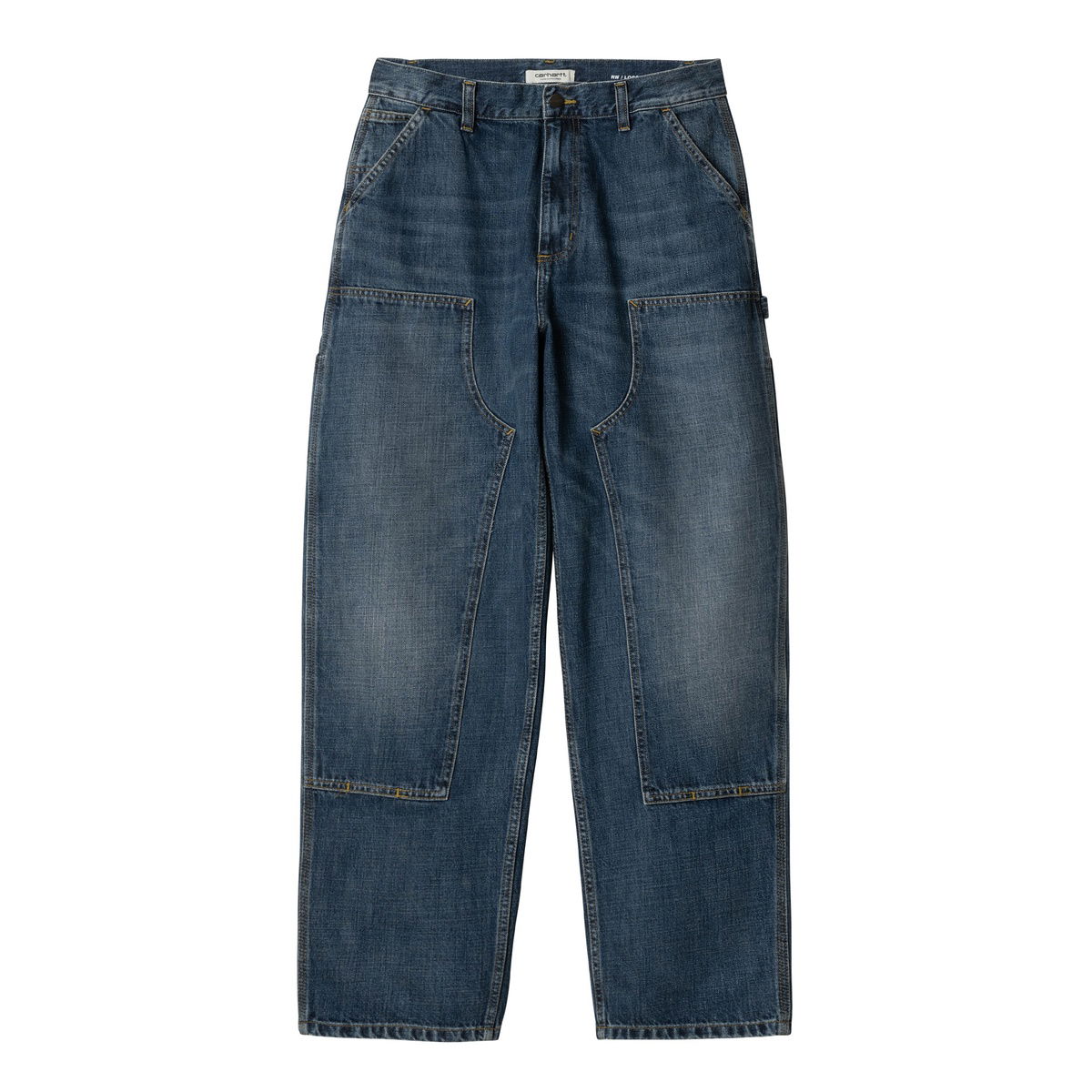 Kavbojke Carhartt WIP Carhartt WIP Brandon Double Knee Pants Modra | I034462_9, 1