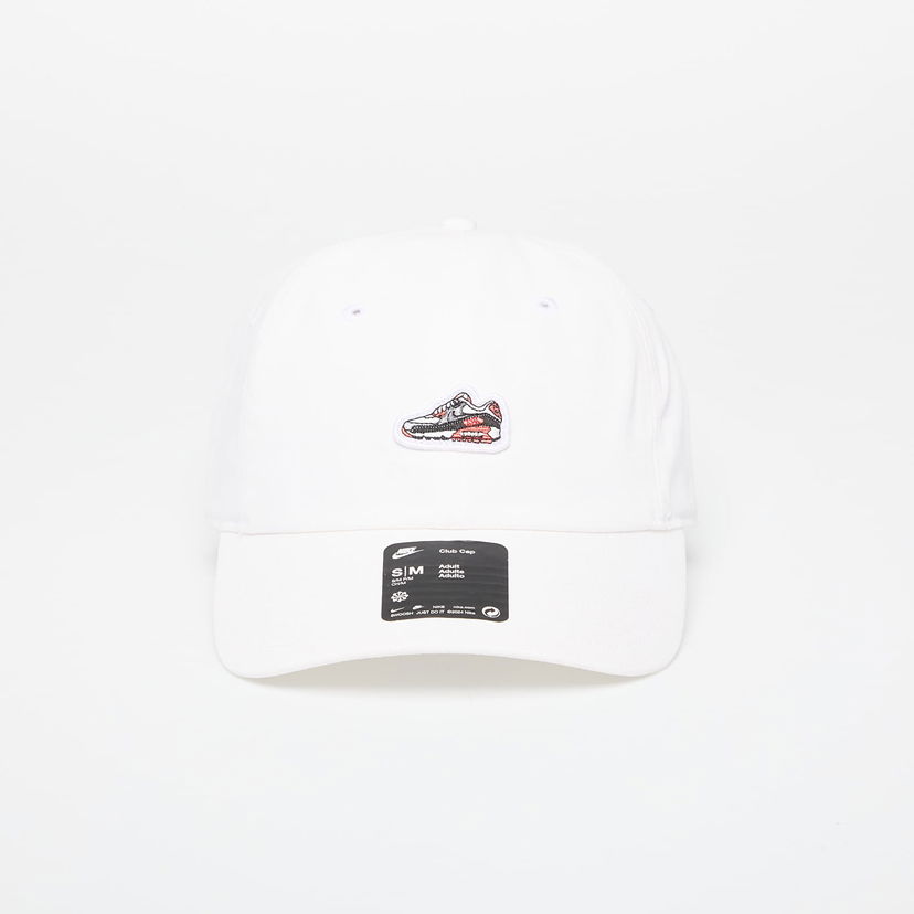 Kapa Nike Club Unstructured Air Max 90 Patch Cap Bela | HV7021-100
