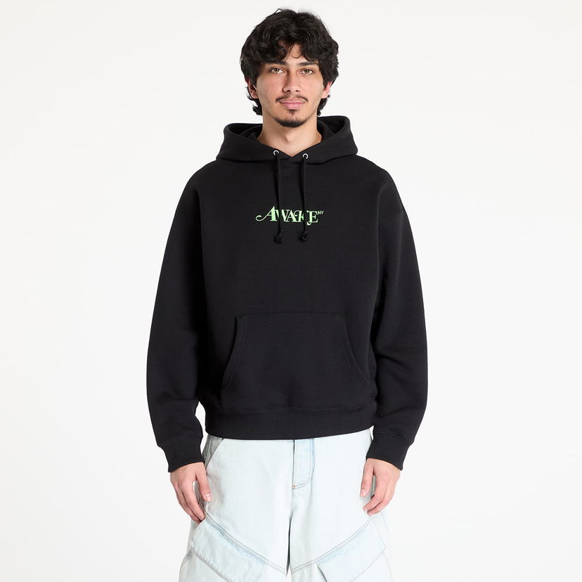 Pulover Awake NY Awake NY Classic Logo Hoodie Črna | AWK-SP25-HD002-BLK