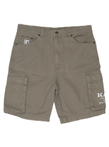 Kratke hlače Karl Kani Retro Washed Cargo Shorts Zelena | 6012190
