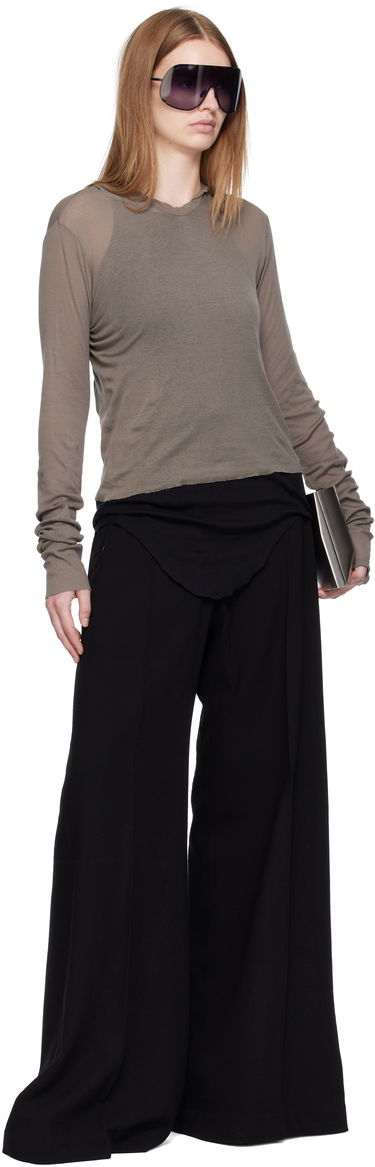 Hlače Rick Owens Rick Owens Concordians Tailored Wide Trousers Črna | RP02E4355 WA, 3