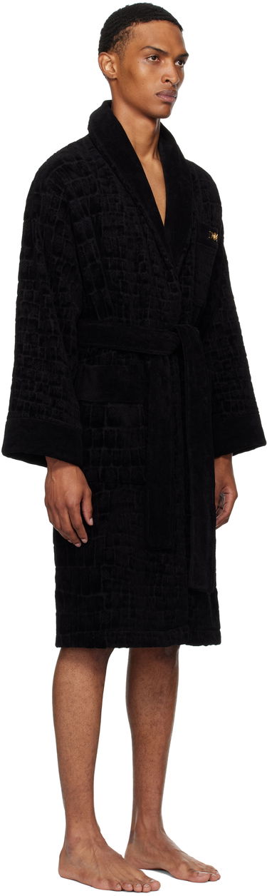 Pižame Versace Icon Pattern Robe Črna | ZACJ00008_1A11960, 4