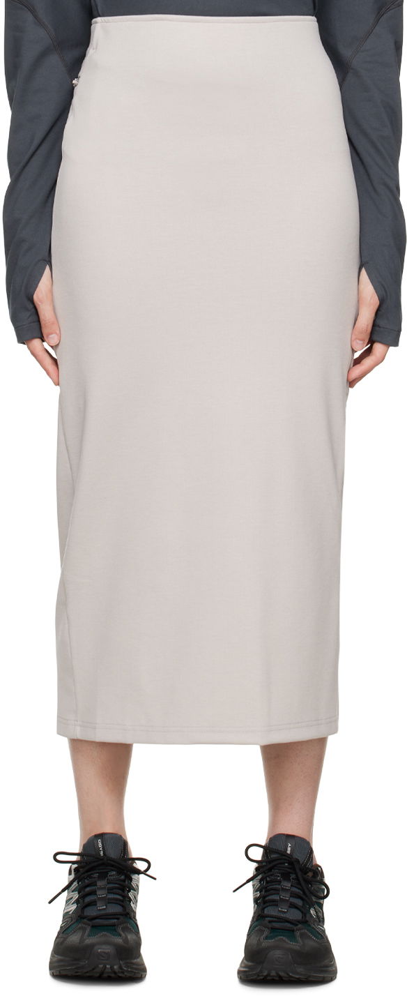 Krila Post Archive Faction (PAF) Center Midi Skirt Siva | BSC-IV