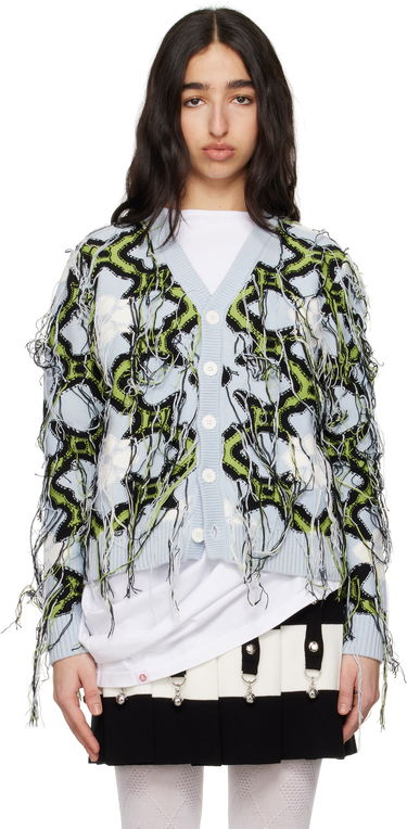 Pleteni pulover Charles Jeffrey Loverboy Charles Jeffrey LOVERBOY Guddle Knit Cardigan Modra | 54090501, 0