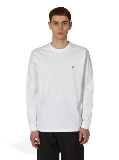 Majica Carhartt WIP Chase Longsleeve Bela | I026392 00R.XX