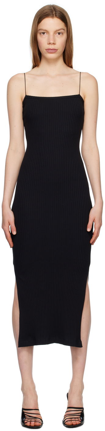 Obleke Helmut Lang Helmut Lang Tank Maxi Dress Črna | N04HW605