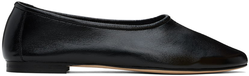 Obleke BY FAR BY FAR Prudence Ballerina Flats Črna | MWFFC005LL002BK001PL