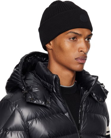 Beanie Moncler Moncler Logo Cotton Beanie Bela | K20913B00032M1367, 3