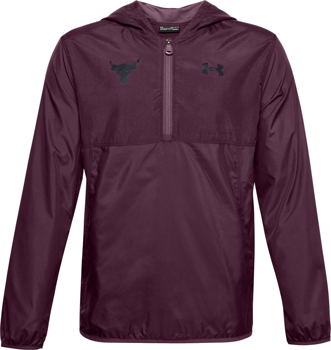 Vetrovka Under Armour Project Rock Collection Hooded Jacket Bordo | 1357573-569, 0