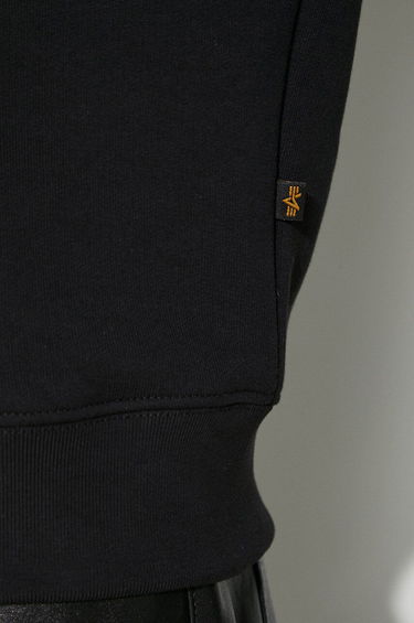 Pulover Alpha Industries Alpha Industries College Print Sweatshirt Črna | 146301, 5