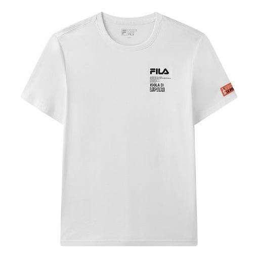 Majica FILA Short Sleeve Graphic T-Shirt Bela | F11M128117F-WT
