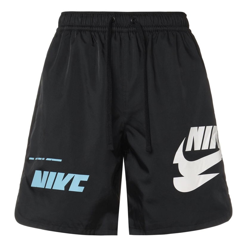 Kratke hlače Nike Sportswear Large Logo Woven Shorts Črna | DM6880-010