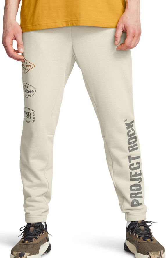 Trenirka Under Armour Project Rock Heavyweight Pants Bež | 1386899-273