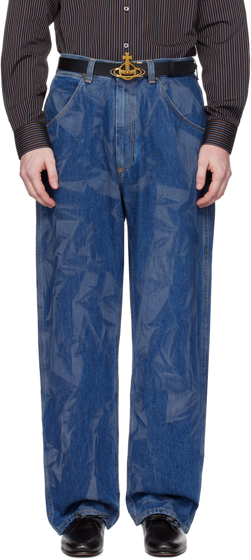 Kavbojke Vivienne Westwood Vivienne Westwood Baggy Jeans Modra | 3902000P-W014L-