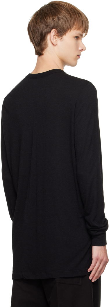 Majica Rick Owens Rick Owens Concordians Level Long Sleeve T-Shirt Črna | RU02E1266 JR, 2