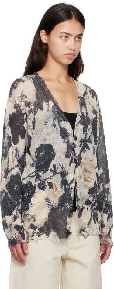 Pleteni pulover R13 R13 Boyfriend Floral Cardigan Večbarvna | R13WY200-Y228A, 1