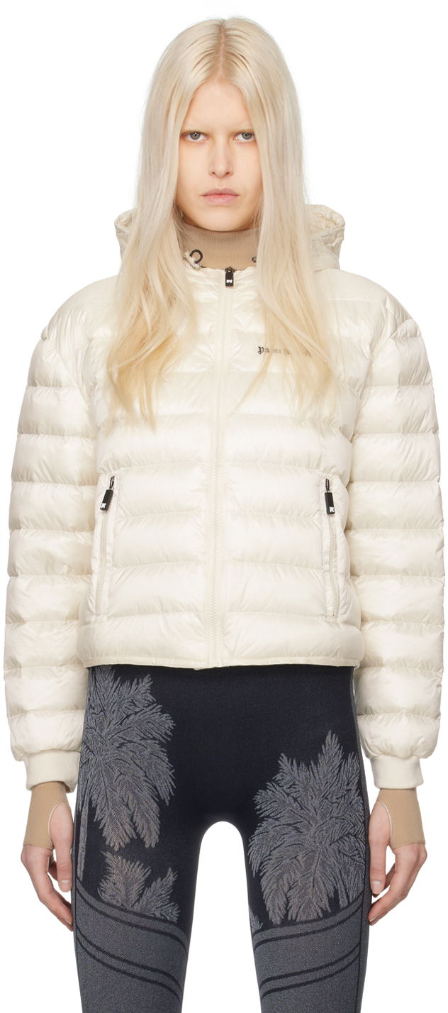 Jakna Palm Angels Classic Down Jacket Bela | PWED026S24FAB0010310