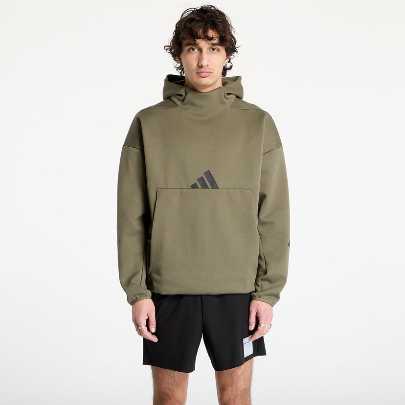 Pulover adidas Originals Z.N.E. Premium Hoodie Zelena | JD5321