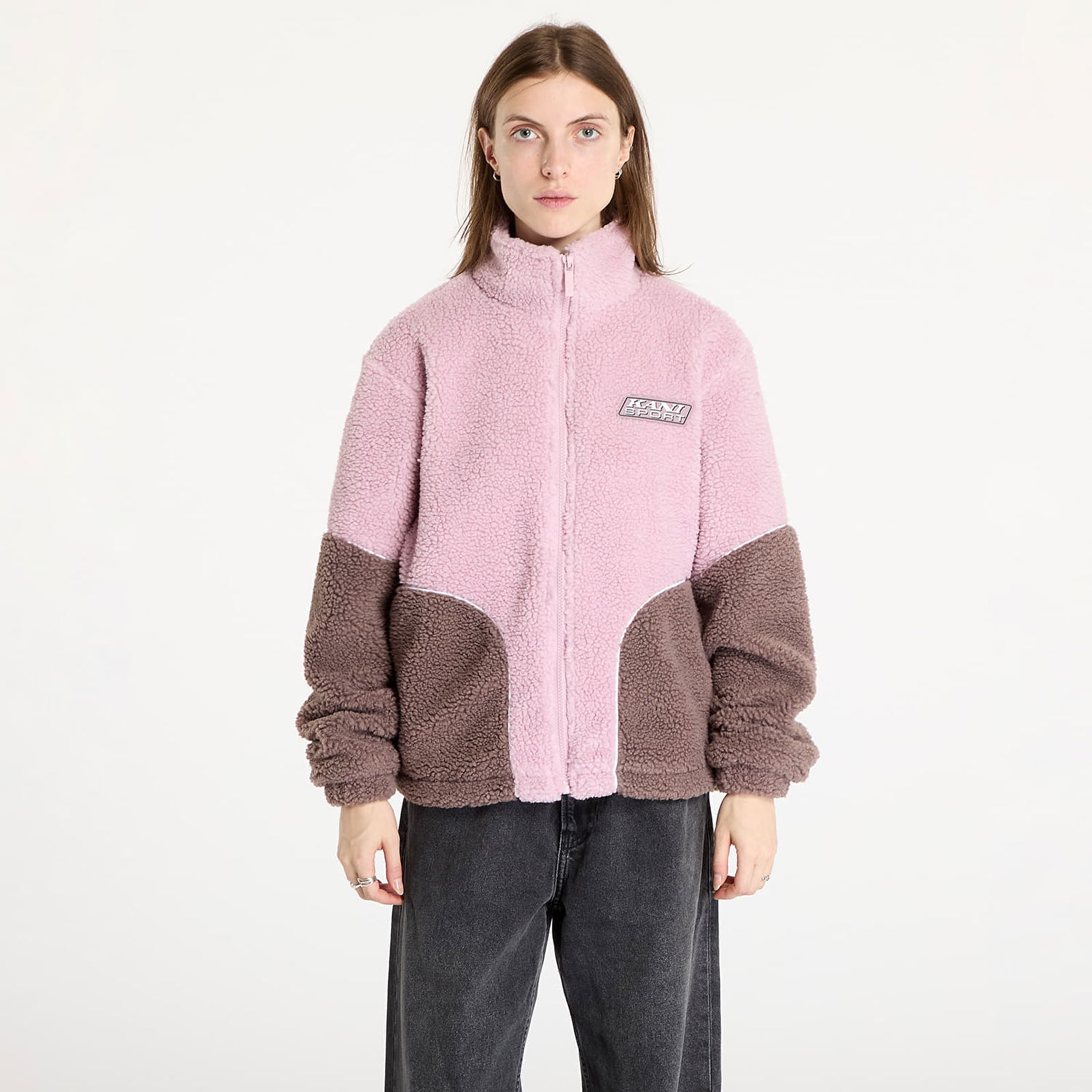 Bomber jakna Karl Kani Teddy Block Track Roza | 61760013, 0