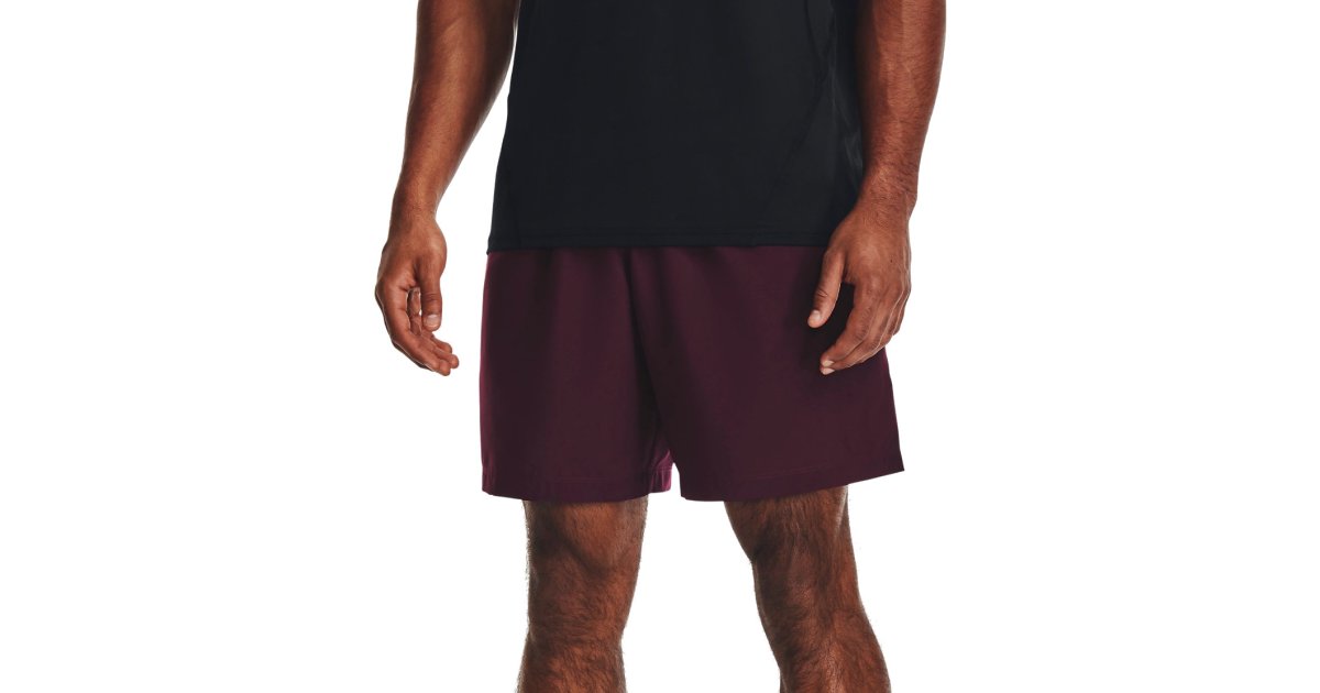 Kratke hlače Under Armour Woven Graphic Shorts Bordo | 1370388-600, 1