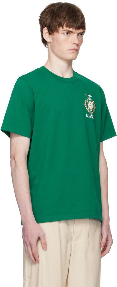 Majica Casablanca Casablanca Championship Diamond T-Shirt Zelena | MPF25-JTS-001-13-EX, 1